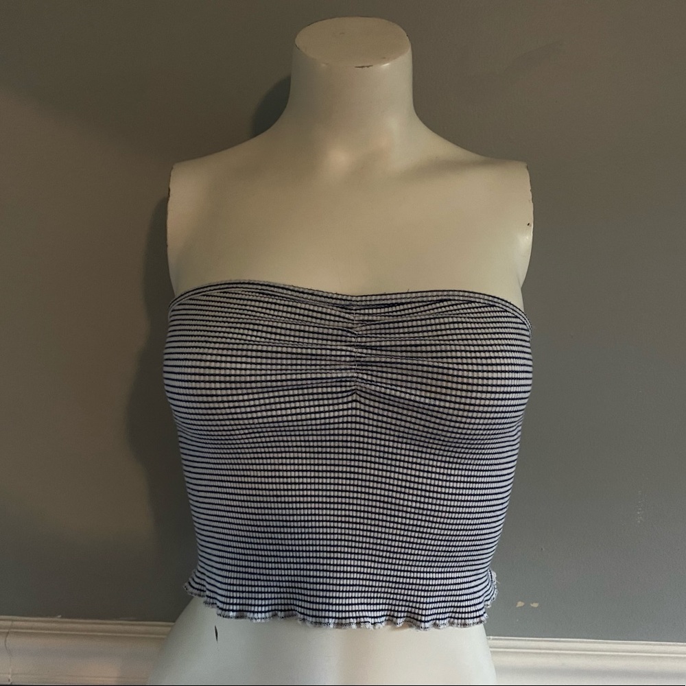 Striped tube top